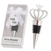 Diamant Crown Wine Stopper Silver Stoppers Hem Kök Bar Verktyg Metal Seal Stoppers Bröllop Gästgåvor BBA13022