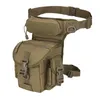 Coisas sacos camuflagem militar dos homens gota perna saco painel utilitário cinto bolsa pacote sacos de ombro oxford fanny packs masculino h208f