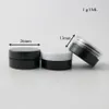 Promotion 500 x 1G Tiny Plastic Jars, 1 g cream jars,Small 1ml sample cosmetic containers, Eyeshadow Cream Box