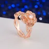 Einzigartiger Luxus-Schmuck-Sterlingsilber-Multi-Style-Ring, weißer Topas, CZ-Diamant, Edelsteine, Damen-Ehering für Liebhaber
