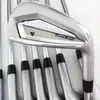 New Men JPX 921 Golf Clubs 456789 P G Irons Conjunto da direita N S Pro Zelos 7 R/S Eixo de aço