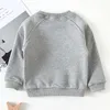 Boy'S Sweater Autumn Baby Round Neck Coat Keep Warm Five-Pointed Star Boys Girls Kids Children'S Clothing 210611