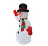 Brilhante enorme boneco de neve inflável de natal fogueira acampamento luzes led ao ar livre interior iluminado para decoração de férias jardim gramado decoração 7,87 pés