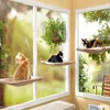 Chat lits meubles confortable fenêtre monté hamac ventouses lit pour animaux de compagnie couverture lavable I88