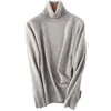 100% Merino Wool Dames Turtleneck Sweater Herfst Winter Warm Zachte Gebreide Pullover Femme Jumper Cashmere 211007