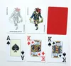 Red/Black Texas Holdem Plastic Spelar Kort Toy Game Poker Cards Waterproof och Dull Polish Star Board Games