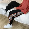 Calças Masculinas 2022 Homens Harém Calças Soltas de Verão Zebra Stripe Print Moda Hip Hop Calças de Moletom Jogging Ao Ar Livre Masculino Sólido