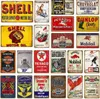 Vintage Metal Tin Signs For Wall Decor London Paris City Sights Iron Paintings 20*30cm Metal Signs Tin Plate Pub Bar Garage Home DAJ128