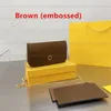 con scatola Borsa a tracolla da donna con catena hobo di lusso in 3 pezzi POCHETTE FeLICIE Borsa tote pochette moda di alta qualità Borse a tracolla a tracolla Borsa Portafogli