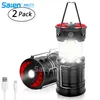 Rechargeable LED Camping Lantern, Newest Magnetic Lantern Tent Light 4-In-1 Flashlight with USB Cable, Best for Outdoor