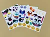 Halloween mask stickers 24x28cm party make a face Pumpkin decorations Sticker Home Decor Kids Decals DIY Halloween Decoration5533588