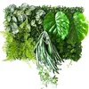 Sztuczna roślina trawnik diy tło ścienny symulacja trawy liść dekoracje ślubne zielony hurtowy dywan targowy wystrój domu