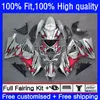 Bodywork OEM For SUZUKI GSXR 1000CC 1000 CC K7 Injection Mold Body 27No.111 GSXR-1000 Red flames GSXR1000 07 08 GSXR1000CC 2007 2008 GSX-R1000 2007-2008 Fairing Kit