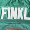 # 5 Ray Finkle Ace Ventura Movie Jersey Verde Teal 100% Ed Ray Finkle Camisas de futebol retrô personalizadas