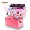 Maniküre Organizer Ständer für Nagellack Lippenstift Aufbewahrungsbox Kunststoff Make-up Halter Kosmetik Werkzeuge Container Wohnaccessoires 210922