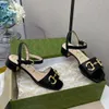 Sandali da donna estivi moda tacchi alti scarpe da donna firmate con la suola spessa eleganti scarpe da sposa con una sola parola