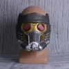 Cosplay Star Lord LED 헬멧 라텍스 무한대 전쟁 퀼 LED 마스크 슈퍼 히어로 소품 할로윈 파티 PROP X0803