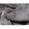 Blankets 9Cotton Solid Knitted Waffle Plaid Blanket With Tassel Nordic Modern Soft For Bed Chair Sofa Couch Home Nap Gray