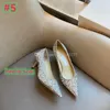 2023 Best Selling Free Delivered 6.5cm 8.5cm High Heels Leather Pointed Pearl Diamond High Heels Flat Shoes Leather Wedding Party Shoes Size 35-40