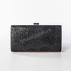 Snake Print Clutch Bags for Women PU Leather Luxury Handbag Small Square Evening Bags Party Purse