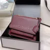 SUNSET Kettentasche Lady Cross Body Schultertaschen Geldbörsen Praktische lässige Klappe Hasp Einfaches Innenfach Langlebige Luxus-Designer-Damenmode-Handtaschen