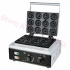 Commercial Waffle Donut Machine 12 Holes Cookies Machine 1550W Doughnut Maker Cooking Kitchen Appliances