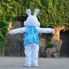 Halloween Rabbit Mascotte Kostuum Hoge Kwaliteit Cartoon Pluche Dier Anime Thema Karakter Volwassen maat Kerst Carnaval Fancy Dress