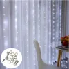 USB Garland Led Curtain Light 3M * 3M 300 Heads Decoration Curtains 8 Models for Party / Boże Narodzenie / Ślub