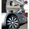 20 pièces de bouchons d'écrou de roue de pneu automatique, couvercle de vis de boulon de moyeu 17mm de diamètre. Décoration d'accessoires de voiture pour Polo VW Passat B5 B6 CC