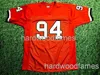 Custom Dwayne Johnson Miami Hurricanes Jersey The Rock Ballers Olm Stitched Adicione qualquer n￺mero de nome