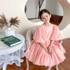 Ins été filles style étranger 61 princesse robe rose jupe de fête espagnole