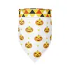 Pet Triangle Scarf Dog Halloween Saliva Ręcznik podwójny różne wzory Pet Scarfs8084351