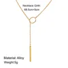 Mode chaude Casual Chocker Collier Personnalité Infinity Croix Pendentif Or Couleur Ras Du Cou Colliers sur le cou Femmes Bijoux J0312