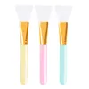 Pinceaux de maquillage professionnels facile à nettoyer masque facial brosse Gel de Silicone bricolage boue cosmétique outil de beauté