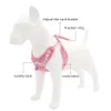 Bell Bow kamizelka Typ Universal Chest Harness Chain Supplies Dog Spacer Cat Leash Small Medium Pet