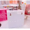 W G Girls Ins Desktop Six Grid Storage Box Drawer Desk Shelf Transparent Small Artifact 210309