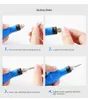 Professionella elektriska nagelborrbitar Set Mill Cutter Machine för Manicure Nail Tips Pedicure File Nails EU US Plug1514549