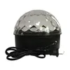 パーティー装飾音声制御LEDクリスタルマジックボールライト6色変更レーザー効果段階照明ディスコランプ用DJバー用品