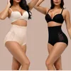 Kvinnors shapers Sexig Shaperwear Women High midja Trainer Body Shaper Mage Slim Control Form Belly Underwear Briefs dragkedja Panty QZ0370