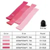 5 가지 색상 저항 밴드 세트 피트니스 장비 요가 체육관 강도 운동 탄성 밴드 저항 밴드 실내 야외 피트니스 C0224