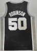 Basket Basketball Vintage David Robinson Jerseys 50 Tim Duncan 21 Steve Nash 13 Charles Barkley 34 Dirk Nowitzki 41 Retro Sport Black White Blue Purple Mundlid