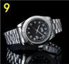 relogio masculino orologi da uomo Luxury wist fashion quadrante nero con calendario Bracklet chiusura pieghevole Master Male 40mm giftluxury Mens Watches