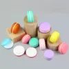 Macaron 5G Przenośne plastikowe plastikowe plastikowe puste słoiki Pinkyllowgreen Butelki z powieką cień do powiek kremowy balsam do ust kontener Potsh9919204