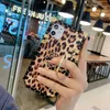 10PC / Modell Kickstand Phone Fodral Top Silicone Leopard för iPhone 12 12Pro Max 11 XR XS Samsung Not10 S10 LG Stylo 5 TPU + PC med Oppbags