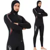 Swim Wear Man Water Sports Swimming Diving Snorkling Surfing 5mm One Piece Full Suit With Cap