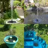 Mini Solar Power Water Fountain Garden Pool Pond Outdoor Bird Bath Floating Pump Patio Landscape Decoration 210713