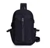 DHL30 SZTUK Cross Body Torba Mężczyźni Nylon Plain Casual Sports Oxford Chest Bag Fanny Packs Małe Crycking Messenger Torba na zewnątrz