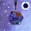 Colares pendentes Phoenix mitologia colar presentes para mulheres nascendo jóias de pássaros meditação ioga orgone