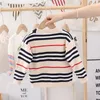 Babyjongen kleding winter lente herfst gebreid vest trui baby kinderen kleding jongens meisjes plaid truien kinderen dragen Y1024