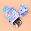 Party Favor Fidget Toys Rainbow Pencil Case Simples Sensory Antistress Silicone Bubble Stationery Storage Bag for Children Push